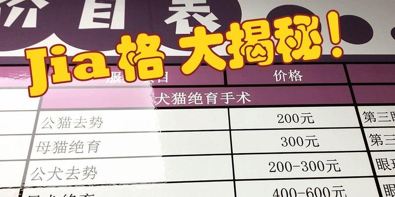宠物医院，关爱宠物健康的专业场所（了解宠物医院的必备知识，给宠物提供最佳照顾）