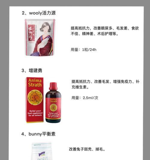 兔子可食用的药物有哪些？（了解兔子的药物安全性及适用范围）
