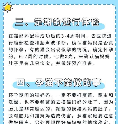 母猫生产完后多久可以怀孕？（探究母猫的生理恢复和受孕时间）