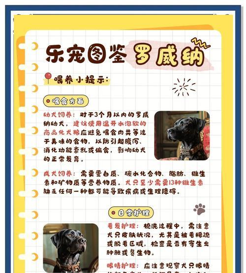 以罗威纳犬分娩时间的关键因素（探究以罗威纳犬怀孕后分娩时间的影响因素及预测方法）